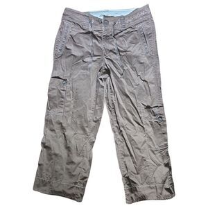 Eddie Bauer Green Cargo Capri - 4